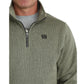 MN OLIVE 1/4 ZIP UP