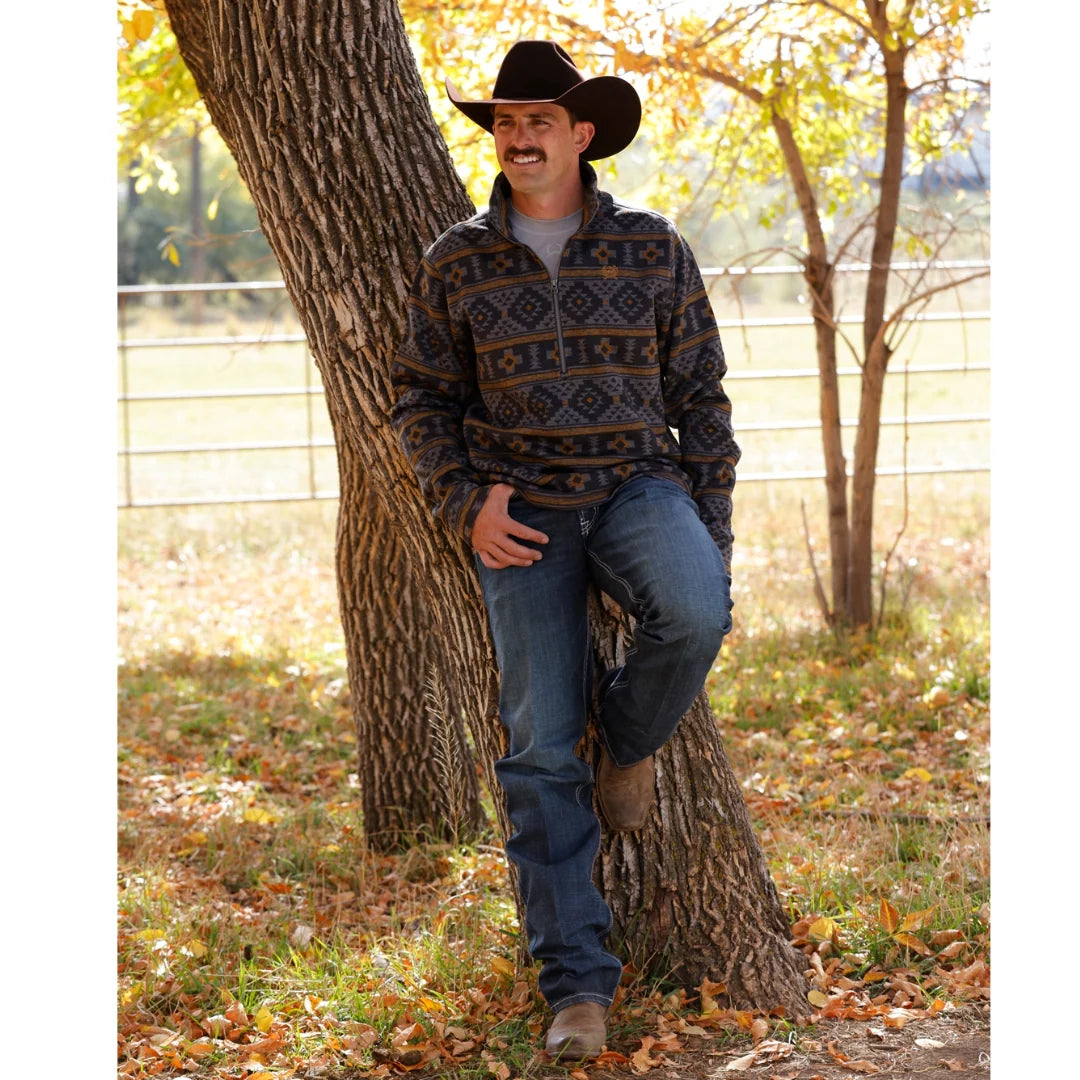 MENS CHARCOAL PULLOVER