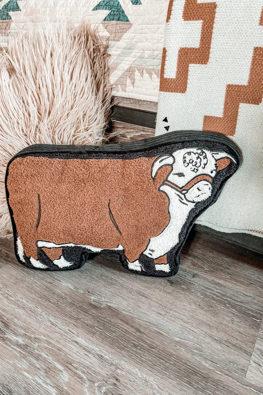 CATTLE TALK HEREFORD PILLOW