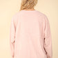 BASIC BLUSH LS SWEATER