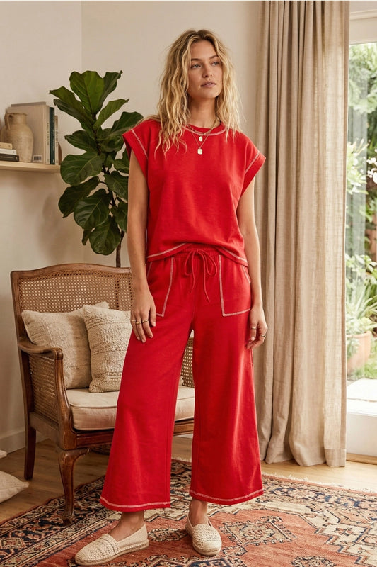 SCUBA STITCH RED SET