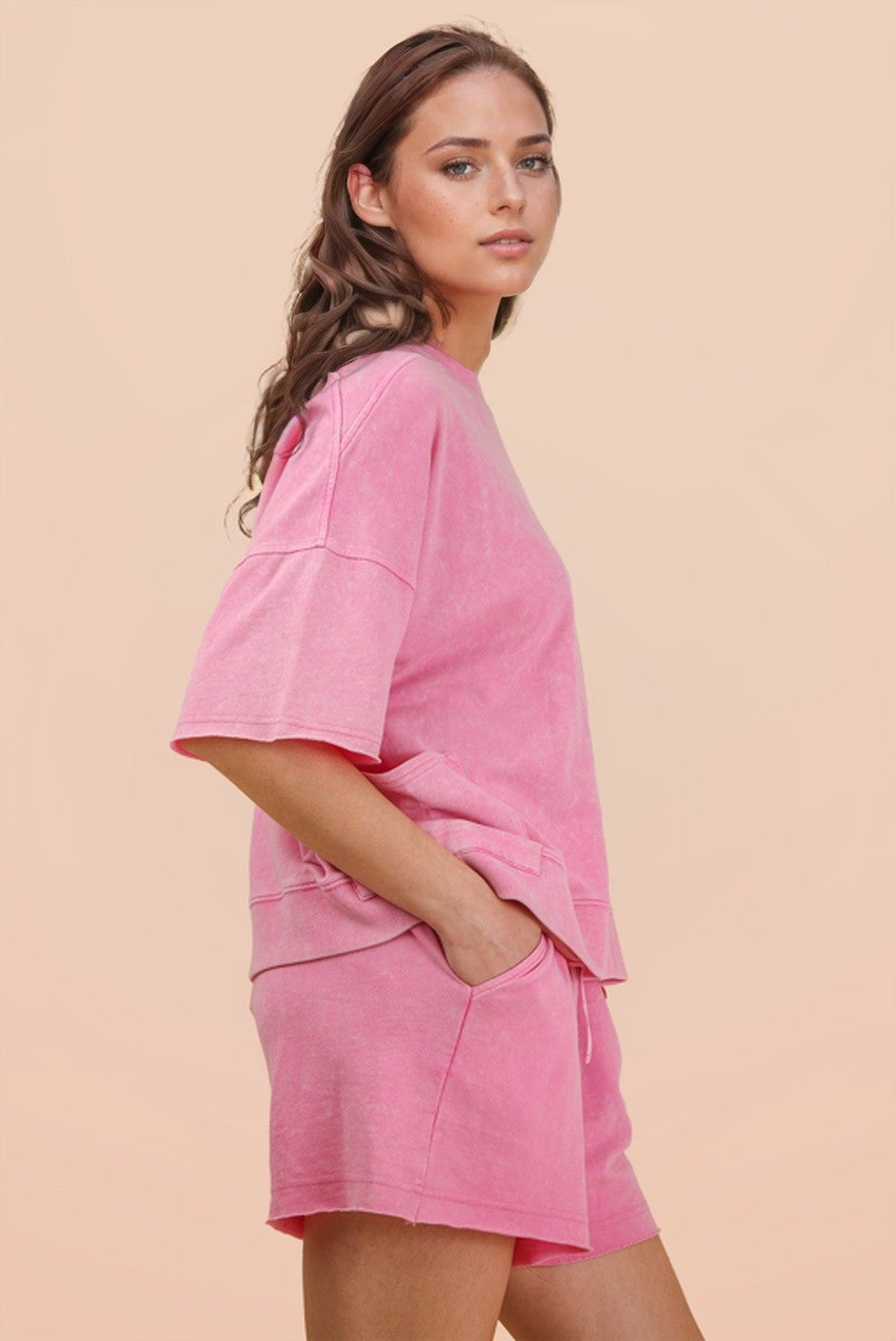 MINERAL WASH POCKET PINK SETS