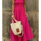 VACAY PLAID RED/PINK SUNDRESS