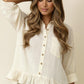 BABYDOLL PEPLUM CREAM TOP