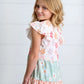 CHECKER TIERED GIRLS DRESS
