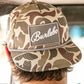BURLEBO GREY PATCH CAP- CAMO