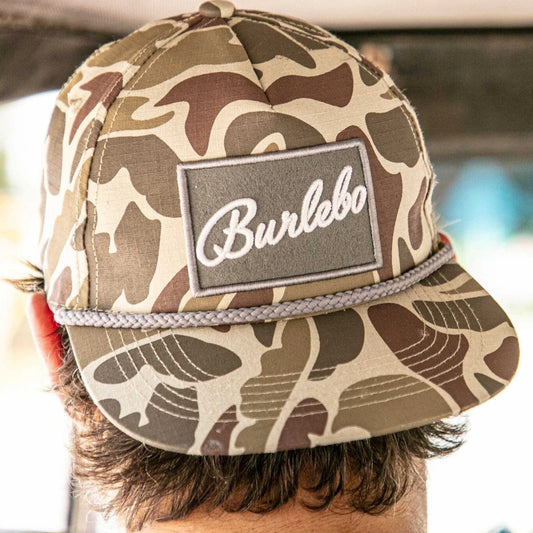 BURLEBO GREY PATCH CAP- CAMO