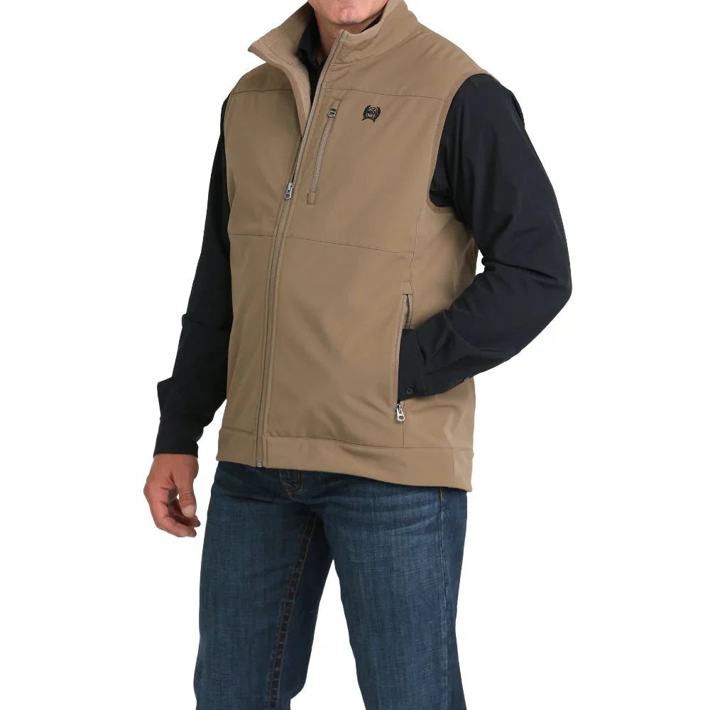 MN WINDPROOF KHAKI VEST