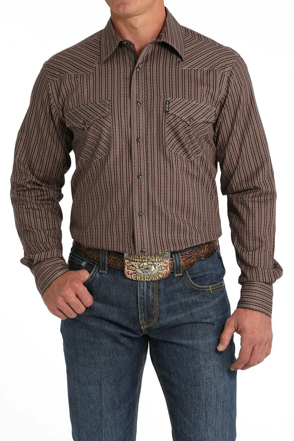 CINCH MN BROWN MONDERN FIT LS