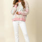 BLUSH FLORAL CREW NECK TOP