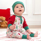 BABY COZY CHRISTMAS ROMPER