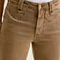 HW ANKLE WIDE GOLDEN BROWN JEAN