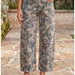 DUSK CAMO WIDE LEG CROP JEAN