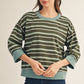 CASUAL OLIVE 3/4 TOP