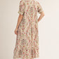 BAROQUE FLORAL BERRY MIX DRESS