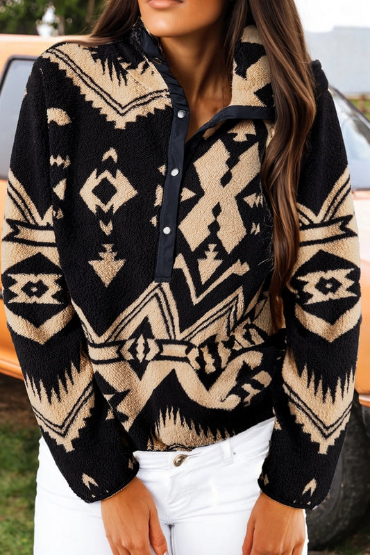 AZTEC 1/2 ZIP SWEATSHIRT
