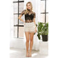 MESH FLORAL SS TOP
