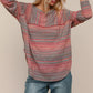 SPACE KNIT LS TOP
