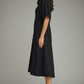 WOMENS BLACK SIDE SEAM DRESS