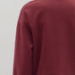 SCALLOP BURGUNDY PULLOVER