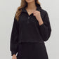 SCALLOP BLACK PULLOVER