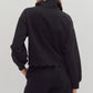 SCALLOP BLACK PULLOVER