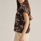 WM WESTERN BROWN SWEATERTOP