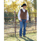 MN BROWN CORDUROY VEST