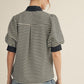 BLACK PUFF SLEEVE TOP