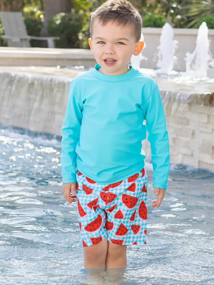 INFANT/TODDLER WATERMELON SWIM SHORTS