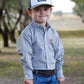 INFANT / TODDLER / BOYS WHITE PRINT LS