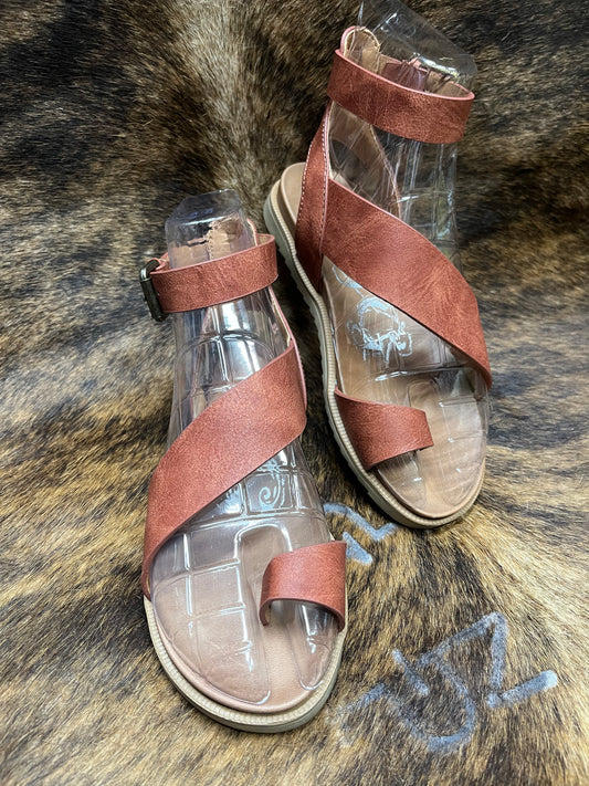 Very G Steffy Rust Sandal