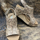 Very G Liberty Tooled Nude Wedge