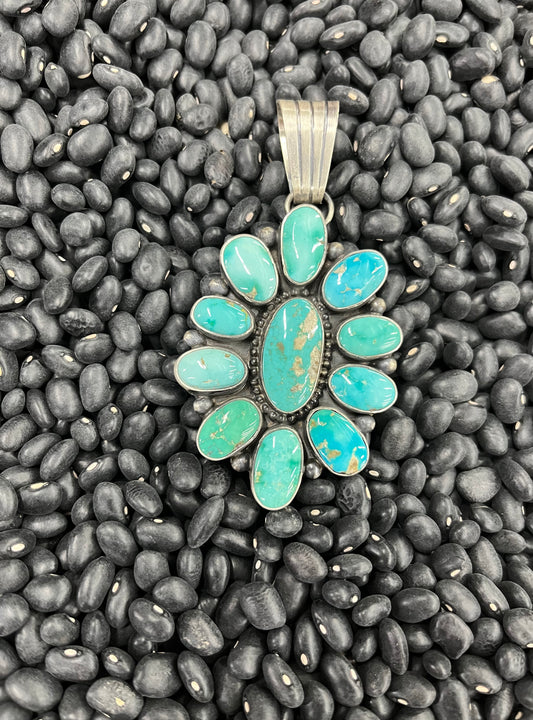 Navajo Roysten Turquoise Pendant
