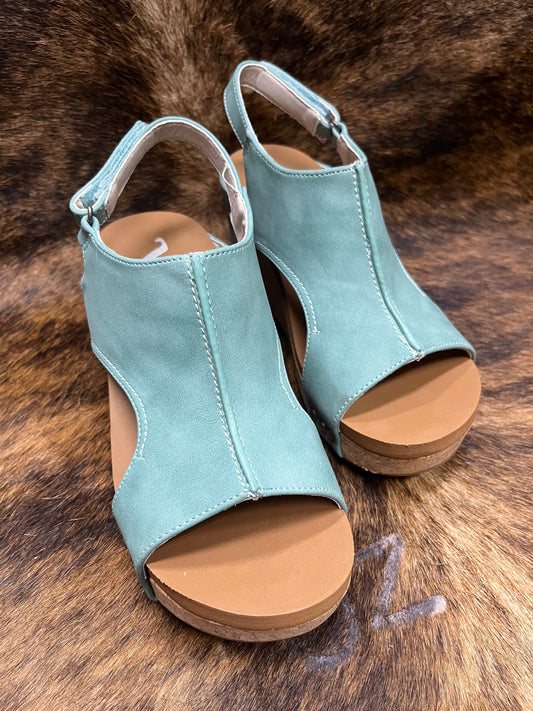 Very G Liberty Turquoise Wedge