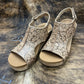 Very G Liberty Tooled Nude Wedge