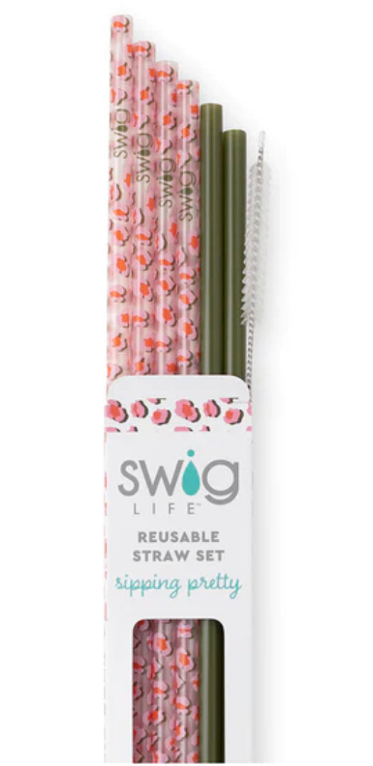 On The Prowl Reusable Straw Set