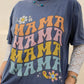 MAMA Floral Retro Tee