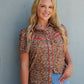 LEOPARD ARROW RED TOP