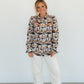 COWBOY STAMP SNAP LONG SLEEVE BUTTON UP