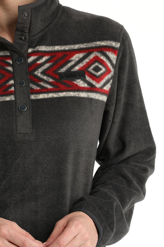 CINCH WM CHARCOAL FLEECE