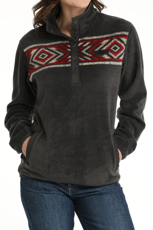 CINCH WM CHARCOAL FLEECE