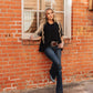 ROUND NECK BASIC BLACK TEE