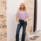 ROUND NECK BASIC LILAC TEE