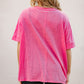 ROUND NECK BASIC PINK TEE