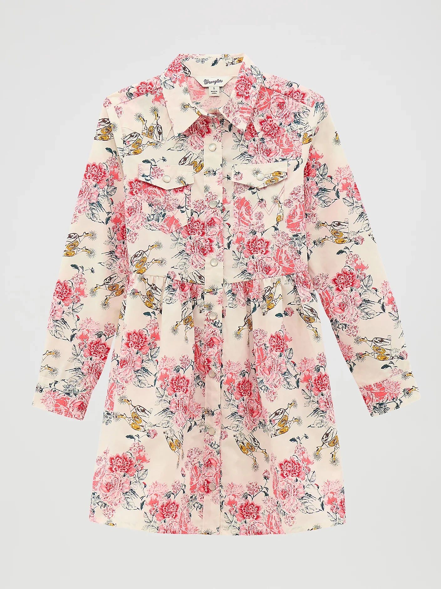 WEST SNAP GIRLS LS DRESS