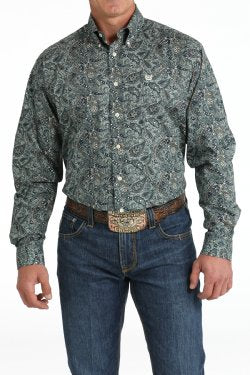 CINCH MN PASTEL PAISLEY LS