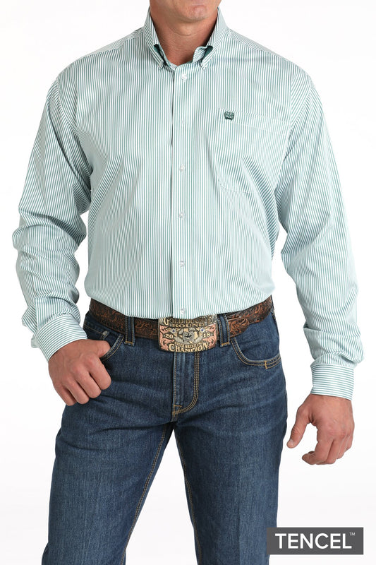 CINCH MN GREEN TENCEL LS