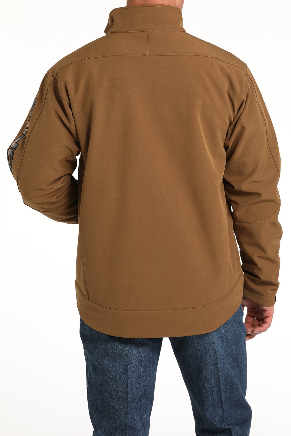 CINCH MNS BROWN BONDED JACKET