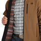 CINCH MNS BROWN BONDED JACKET